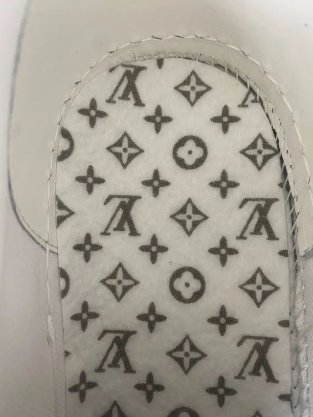 Louis Vuitton LV Trainer Blue Multicolor Denim Upper Check Pattern Lifestyle Sneakers 7