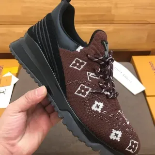 Louis Vuitton LV Trainer Zapatillas Lifestyle Marrón Negro Knit Monogram Upper Chunky Sculpted Sole
