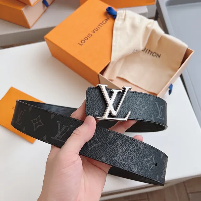 Louis Vuitton LV Twist Belt Black Epi and Monogram Leather Belt 3