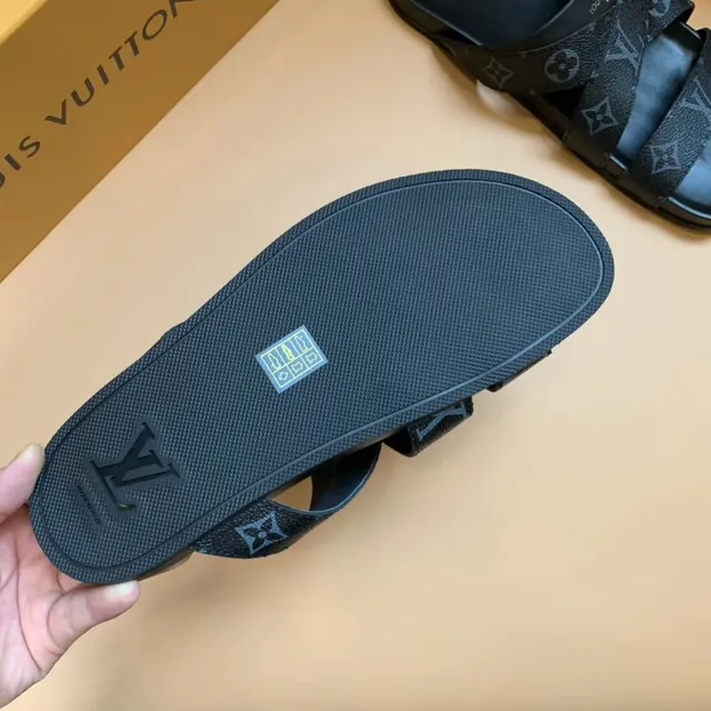 Louis Vuitton Monogram Double-Strap Slide Slippers 4