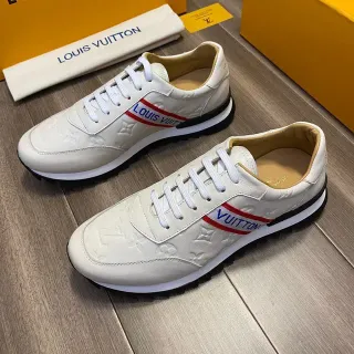 Louis Vuitton Monogram-Embossed White Lifestyle Sneakers