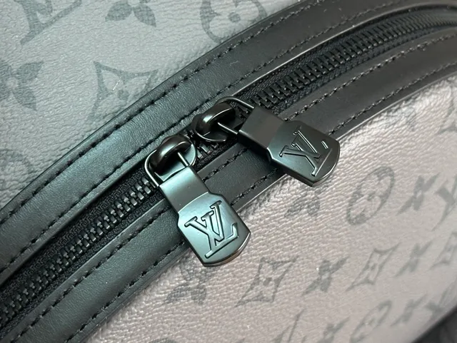 Louis Vuitton Monogram Gray Leather Structured Casual Backpack 5