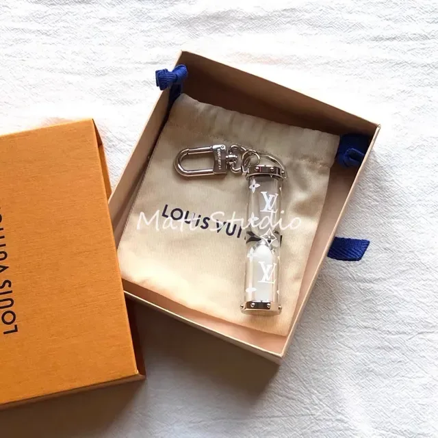 Louis Vuitton Monogram Hourglass Keychain Transparent Crossbody Bag 5