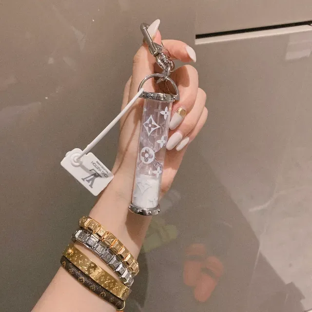 Louis Vuitton Monogram Hourglass Keychain Transparent Crossbody Bag 8