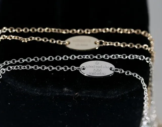 Louis Vuitton Monogram Medallion Rose Gold-Tone Pavé Crystal Necklace 3