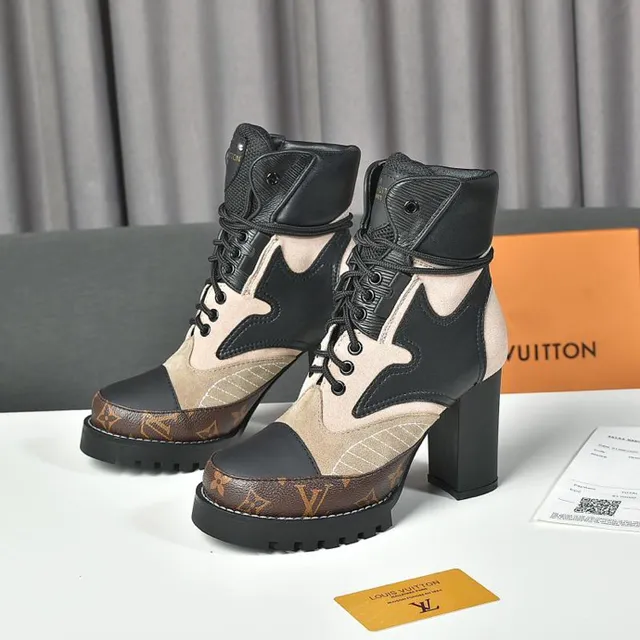 Louis Vuitton Multi-Panel Monogram Ankle Boots 2
