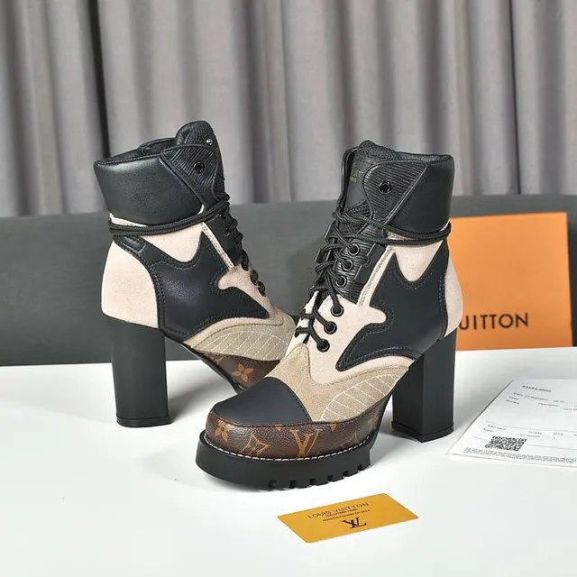 Louis Vuitton Multi-Panel Monogram Ankle Boots 3