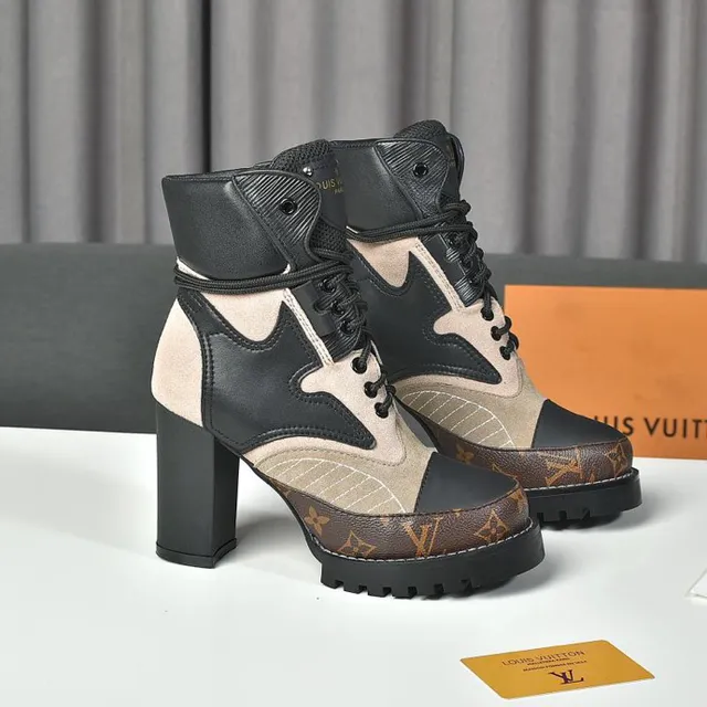 Louis Vuitton Multi-Panel Monogram Ankle Boots 4