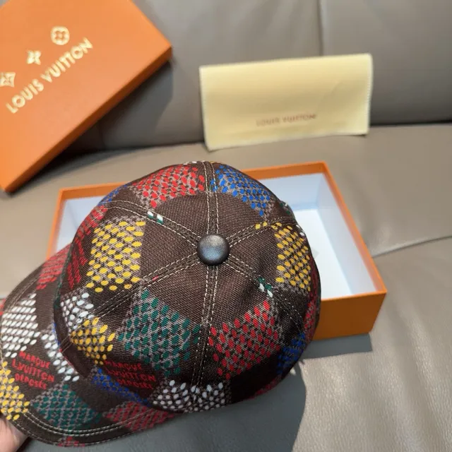 Louis Vuitton Multicolor Monogram Patchwork Baseball Cap 5