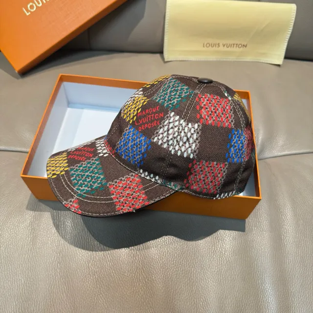 Louis Vuitton Multicolor Monogram Patchwork Baseball Cap 8