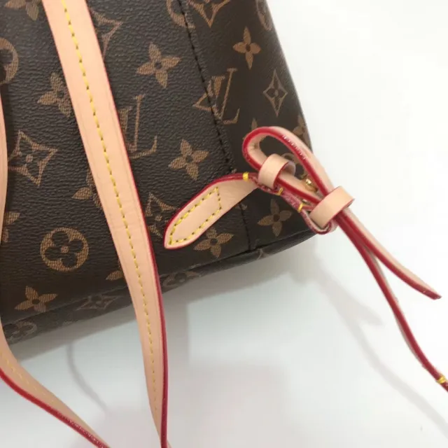 Louis Vuitton Neo Monogram Brown and Pink Casual Backpack 22