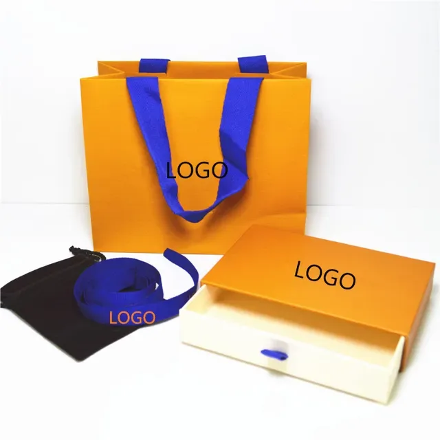 Louis Vuitton Orange Beige Structured Paper Satin Ribbon Handles Tote Bag 6