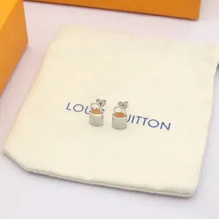 Louis Vuitton Padlock Miniature Enamel Earrings