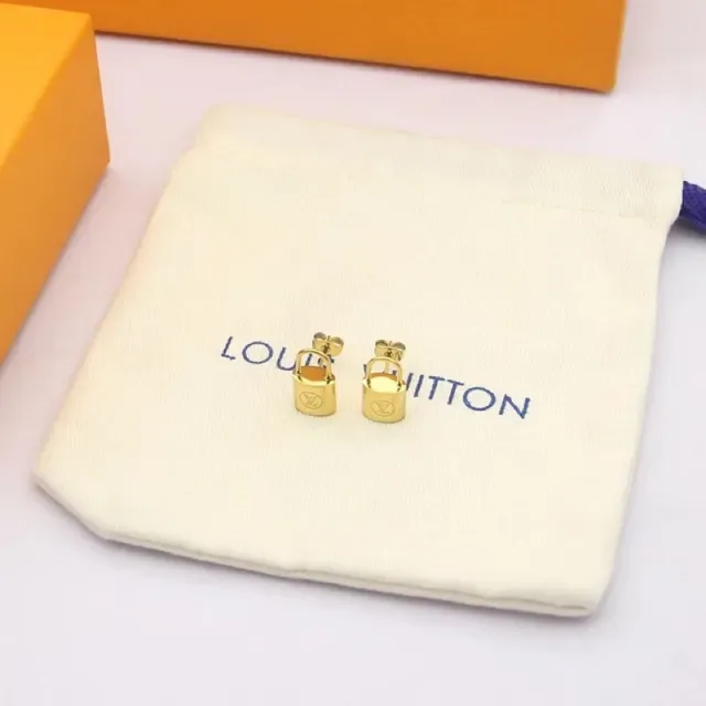 Louis Vuitton Padlock Miniature Enamel Earrings 5