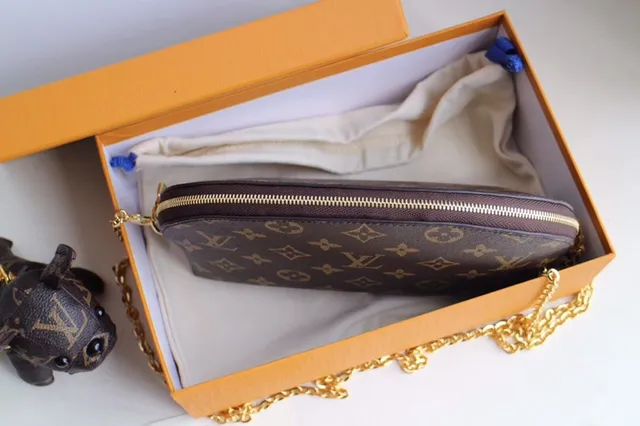 Louis Vuitton Pochette Metis Brown Gold Semi-Circular Dome Shape Monogram Coated Canvas Chain Bag 6