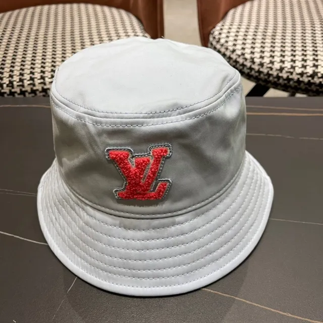 Louis Vuitton Quilted Monogram Light Blue Bucket Hat 3