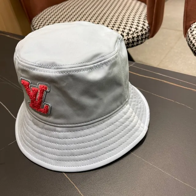 Louis Vuitton Quilted Monogram Light Blue Bucket Hat 4