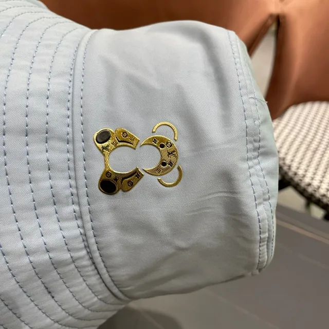Louis Vuitton Quilted Monogram Light Blue Bucket Hat 10