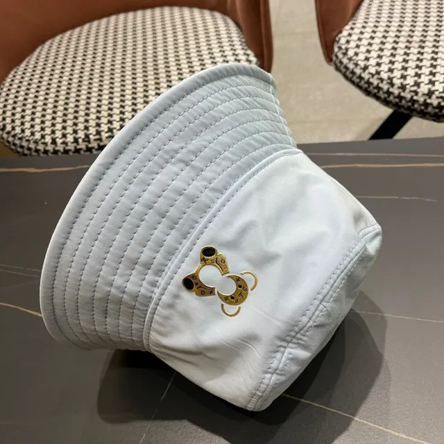 Louis Vuitton Quilted Monogram Light Blue Bucket Hat 11
