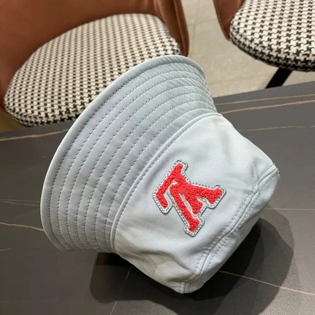 Louis Vuitton Quilted Monogram Light Blue Bucket Hat 12