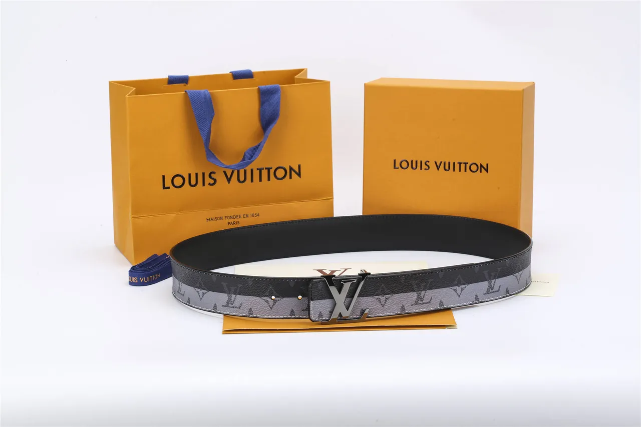 Louis Vuitton Reversible Monogram Print Leather Belt 2