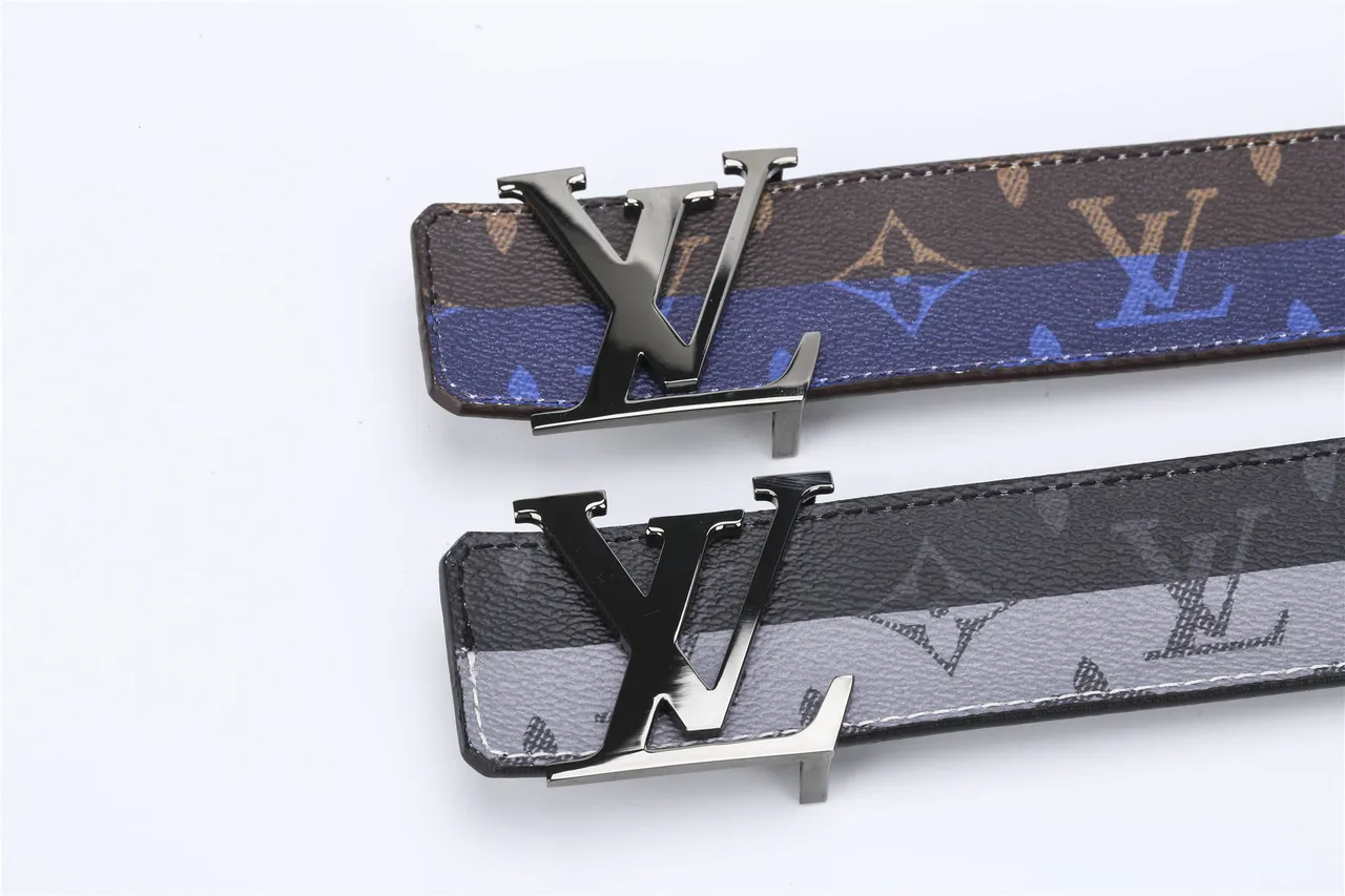 Louis Vuitton Reversible Monogram Print Leather Belt 3