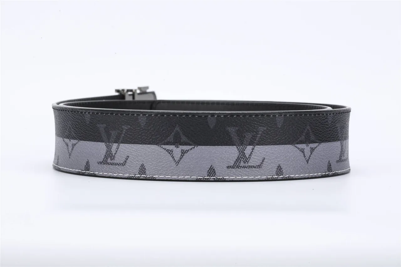 Louis Vuitton Reversible Monogram Print Leather Belt 4
