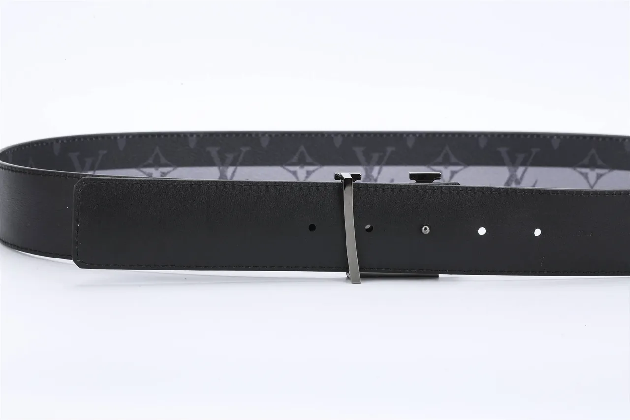 Louis Vuitton Reversible Monogram Print Leather Belt 6