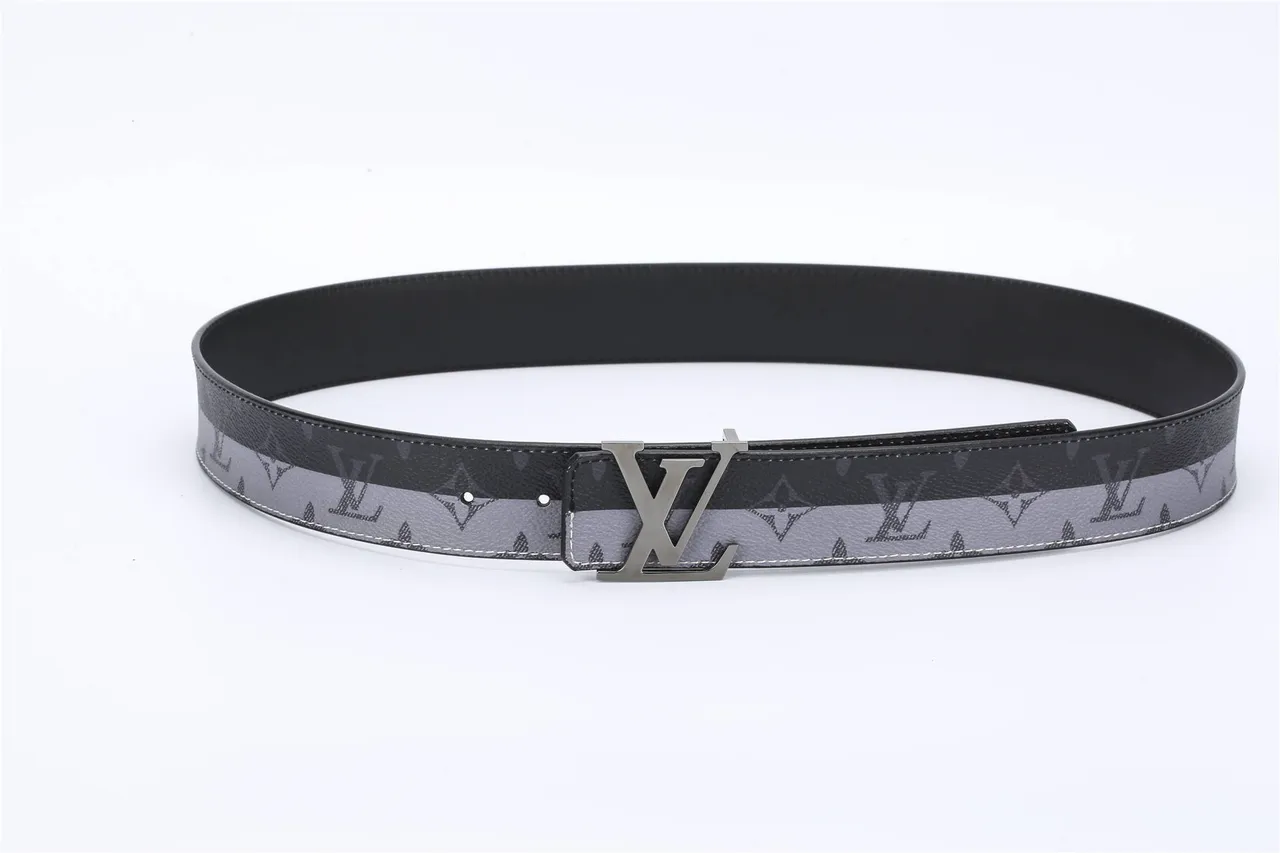 Louis Vuitton Reversible Monogram Print Leather Belt 7