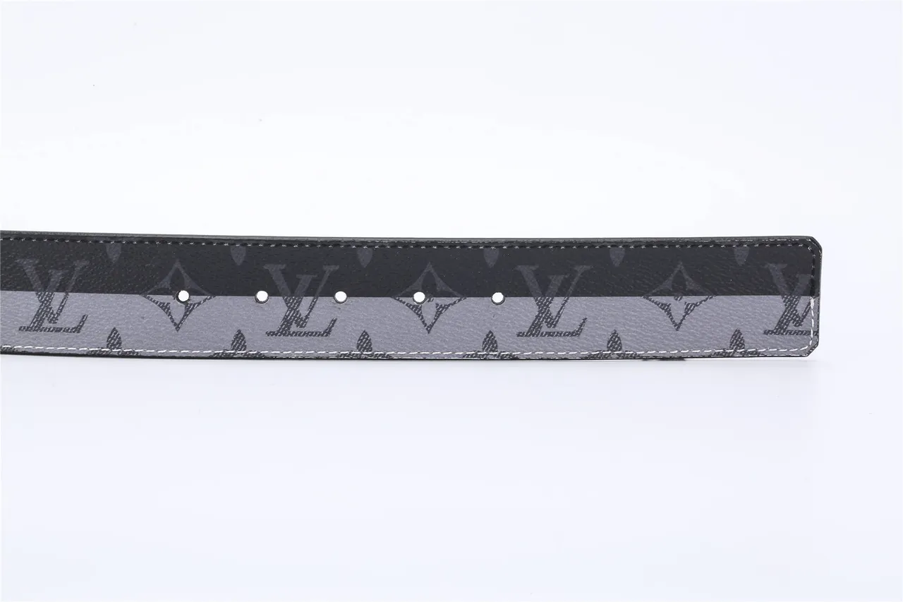 Louis Vuitton Reversible Monogram Print Leather Belt 9