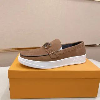 Louis Vuitton Run Away Loafer 棕色 麂皮 平台 乐福鞋