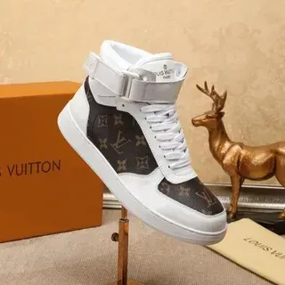 Louis Vuitton Run Away Monograma Canvas Blanco High-Top Lifestyle Sneakers