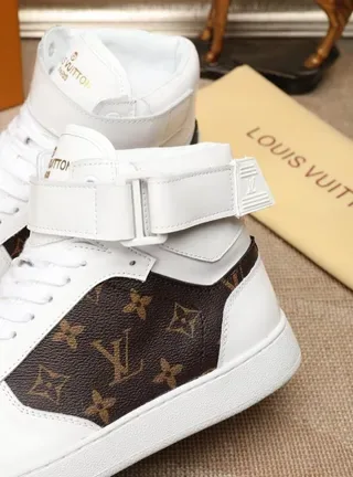 Louis Vuitton Run Away Monogram Canvas White High-Top Lifestyle Sneakers 8