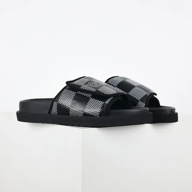 Louis Vuitton Run Away Monogram Check Slippers 3