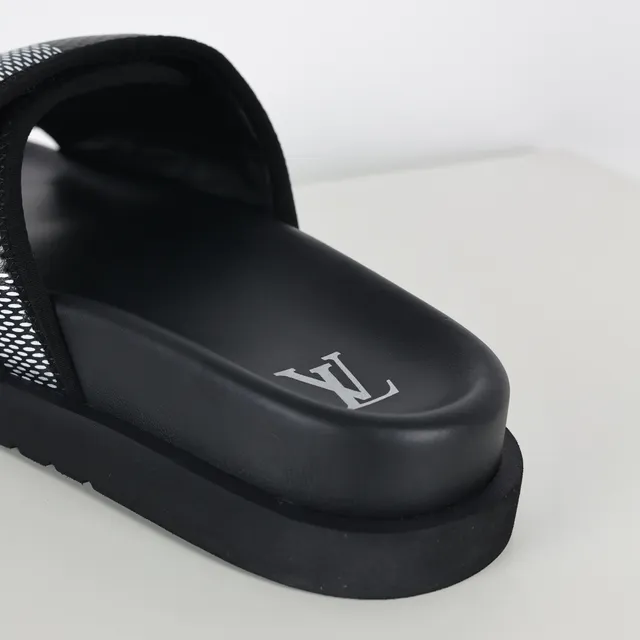 Louis Vuitton Run Away Monogram Check Slippers 4