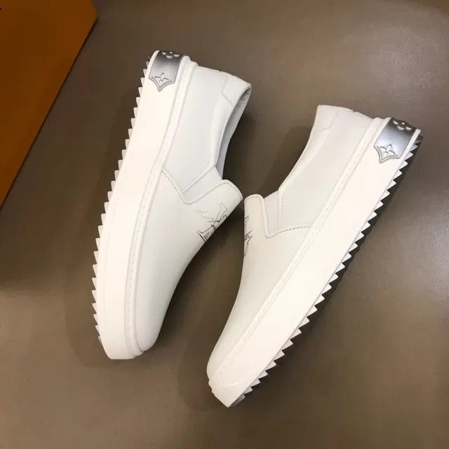 Louis Vuitton Run Away White Slip-On Loafers 2
