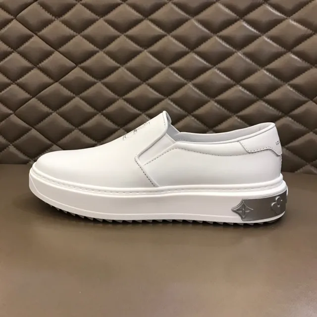 Louis Vuitton Run Away White Slip-On Loafers 8