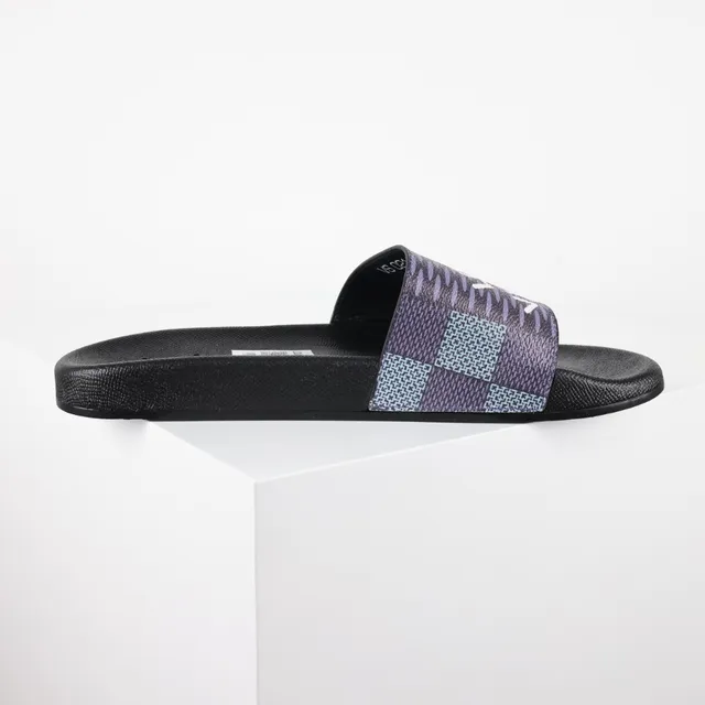 Louis Vuitton Slide Purple and Blue Monogram Slippers 7