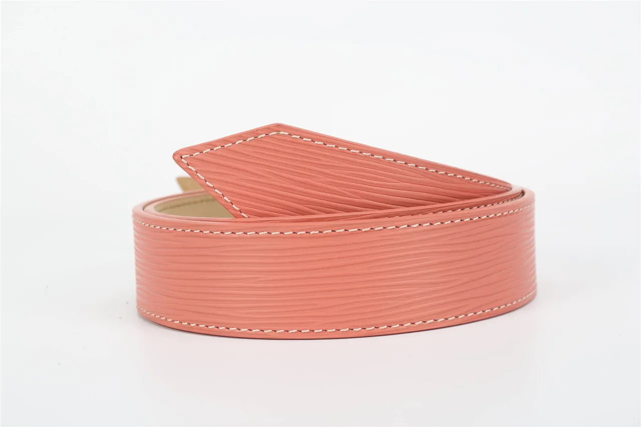 লুইস ভিটন V Belt করাল পিঙ্ক চামড়ার বেল্ট 5
