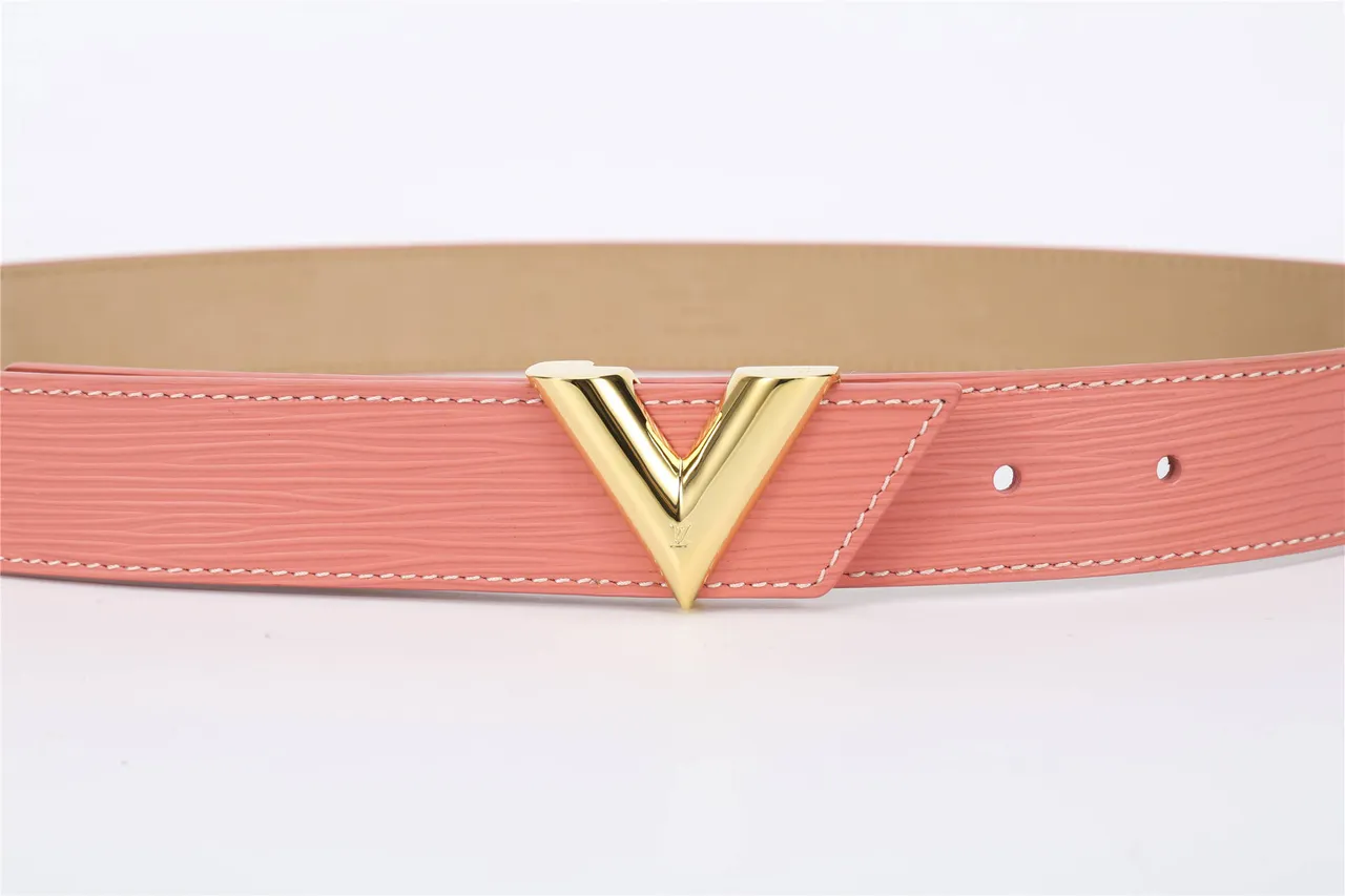 লুইস ভিটন V Belt করাল পিঙ্ক চামড়ার বেল্ট 8