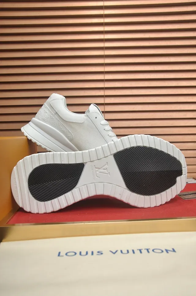 Louis Vuitton White Monogrammed Canvas/mesh Upper Chunky Sculpted Sole Lifestyle Sneakers 3