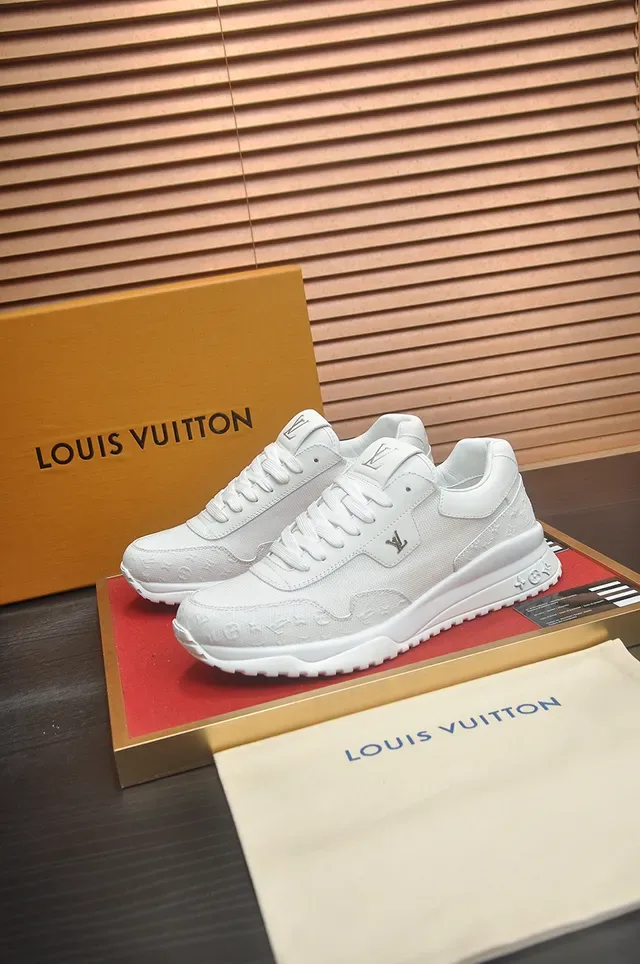 Louis Vuitton White Monogrammed Canvas/mesh Upper Chunky Sculpted Sole Lifestyle Sneakers 4