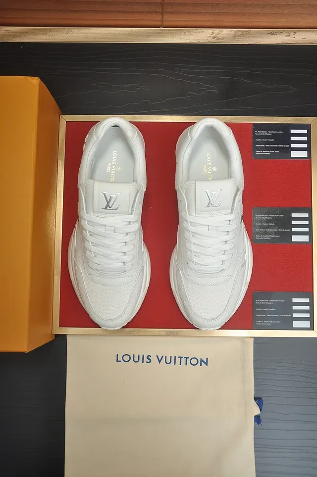 Louis Vuitton White Monogrammed Canvas/mesh Upper Chunky Sculpted Sole Lifestyle Sneakers 5