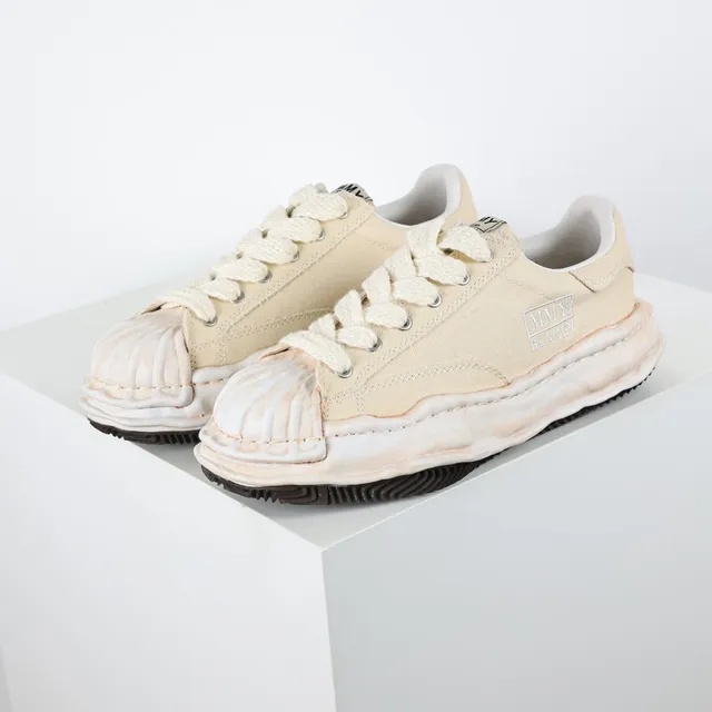 Maison Margiela Beige Black Deconstructed Layered Sole Lifestyle Sneakers 2