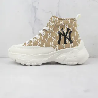 Mitchell & Ness NY Yankees Monogram High Top Chunky Sneakers