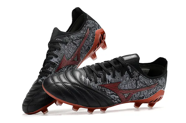 Mizuno Morelia Neo Black Red Gray Firm-Ground Chaussures de football 2