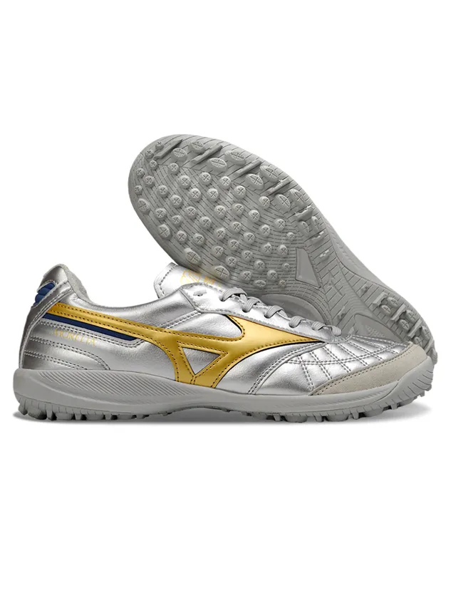 Mizuno Morelia White Black Red أحذية كرة القدم الداخلية 15