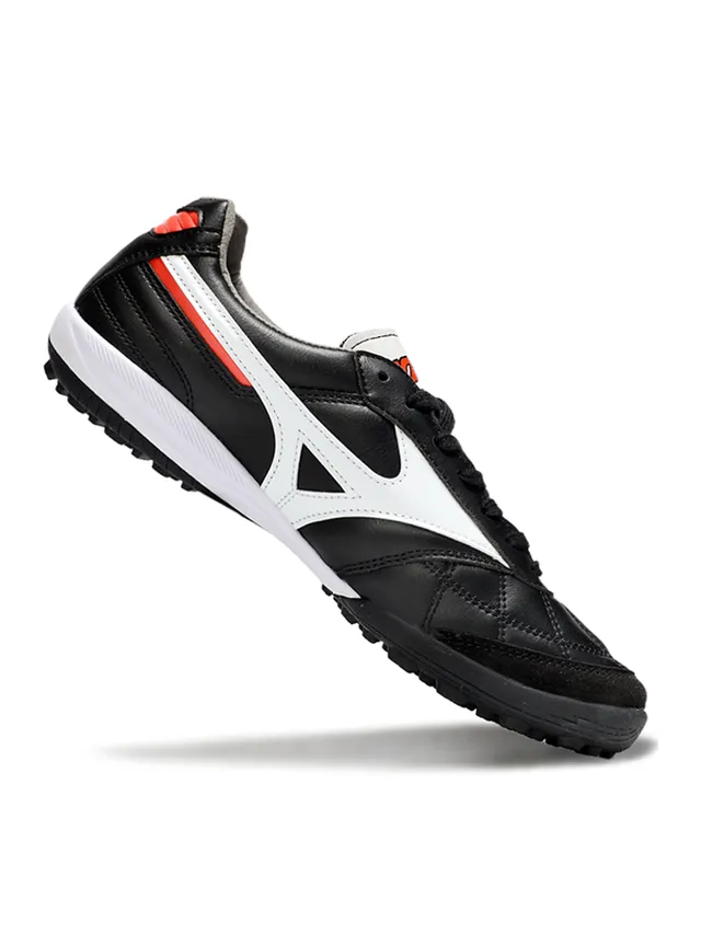 Mizuno Morelia White Black Red أحذية كرة القدم الداخلية 16