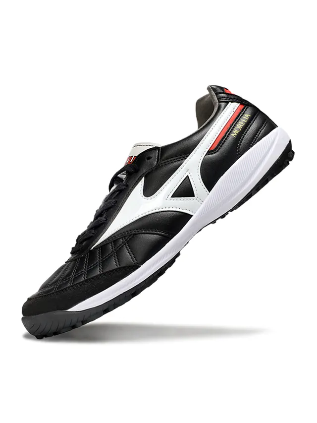 Mizuno Morelia White Black Red أحذية كرة القدم الداخلية 17