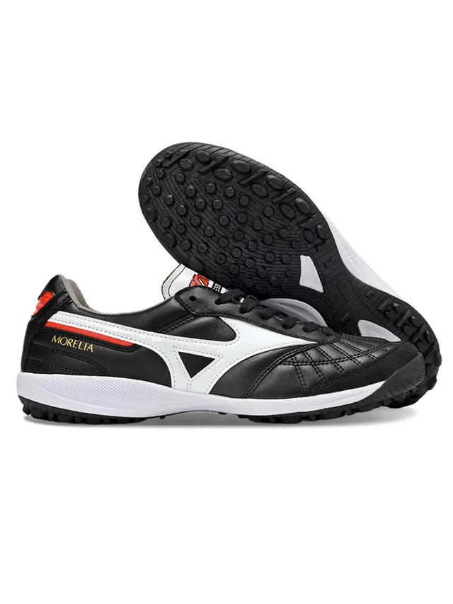 Mizuno Morelia White Black Red أحذية كرة القدم الداخلية 22